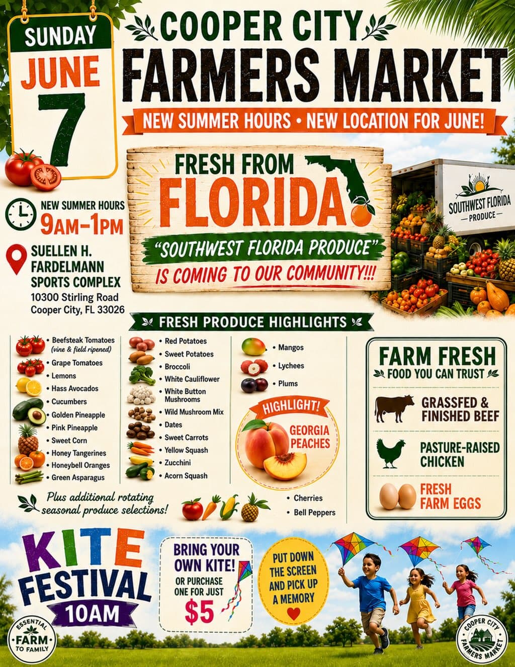Cooper City Farmers Market & Kite Festival