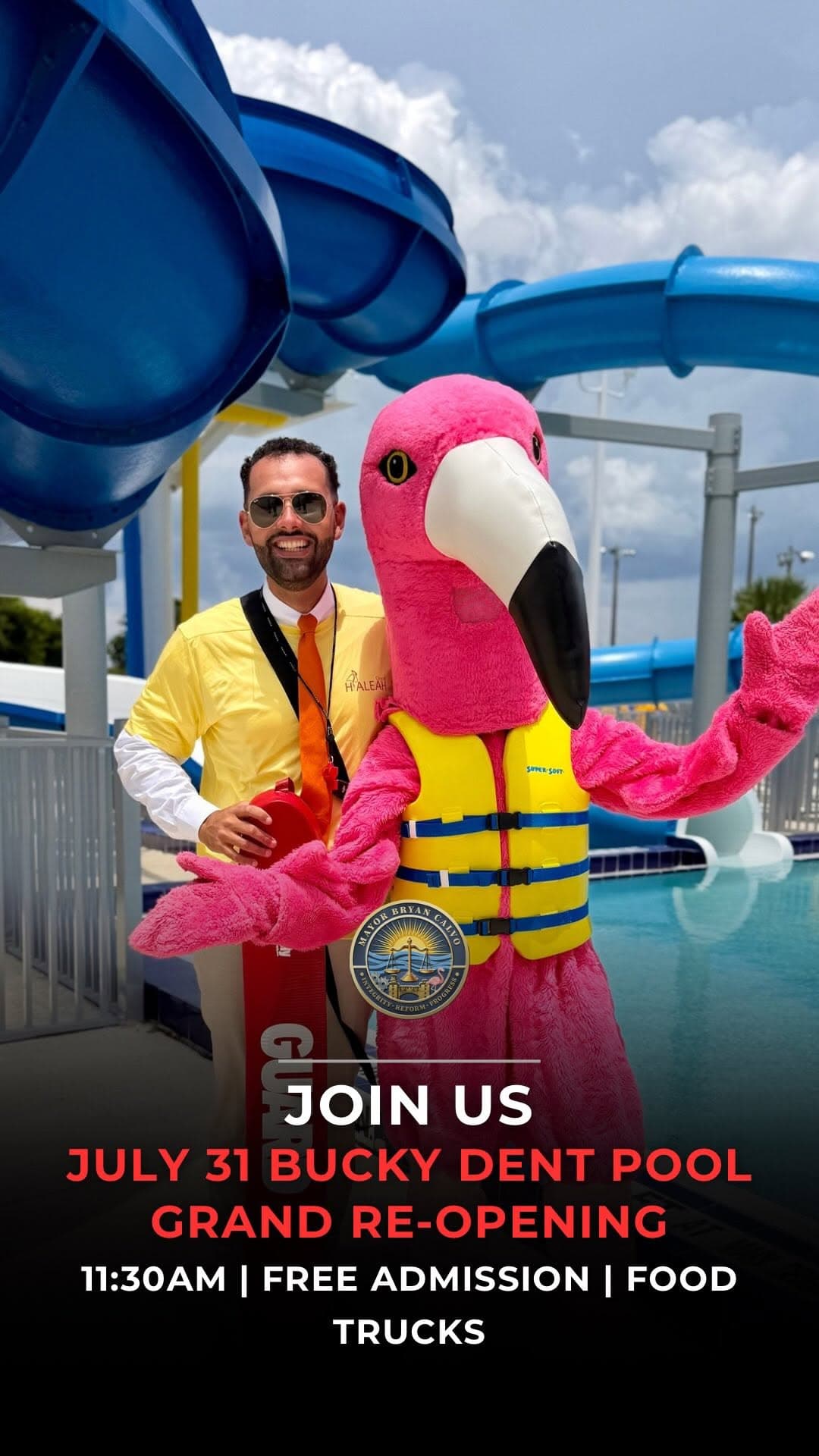 Bucky Dent Pool Grand Re-Opening
