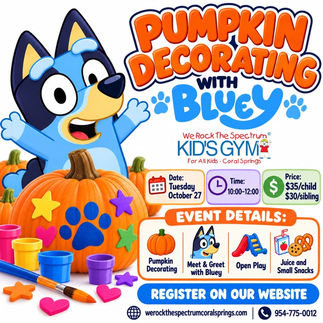 Pumpkin Decorating with BLUEY!