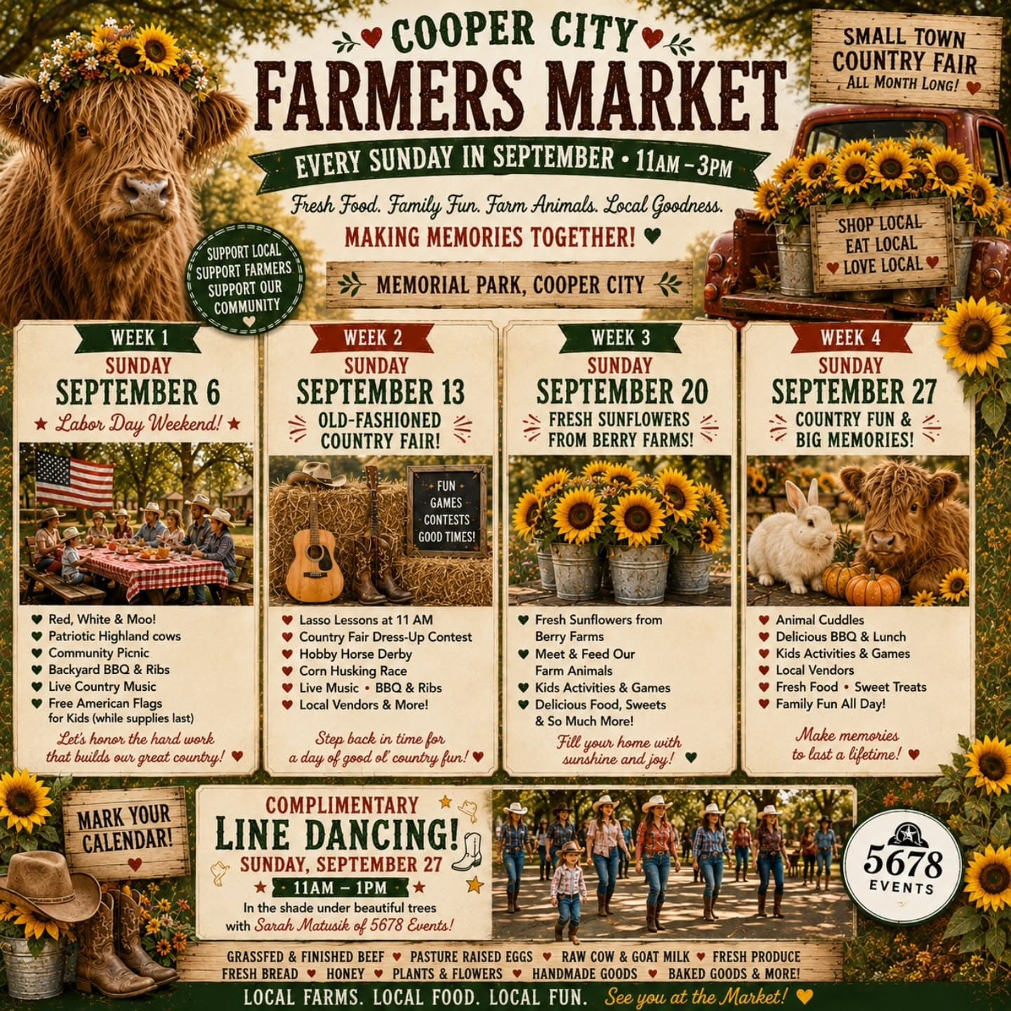Cooper City Farmers Market - September Series