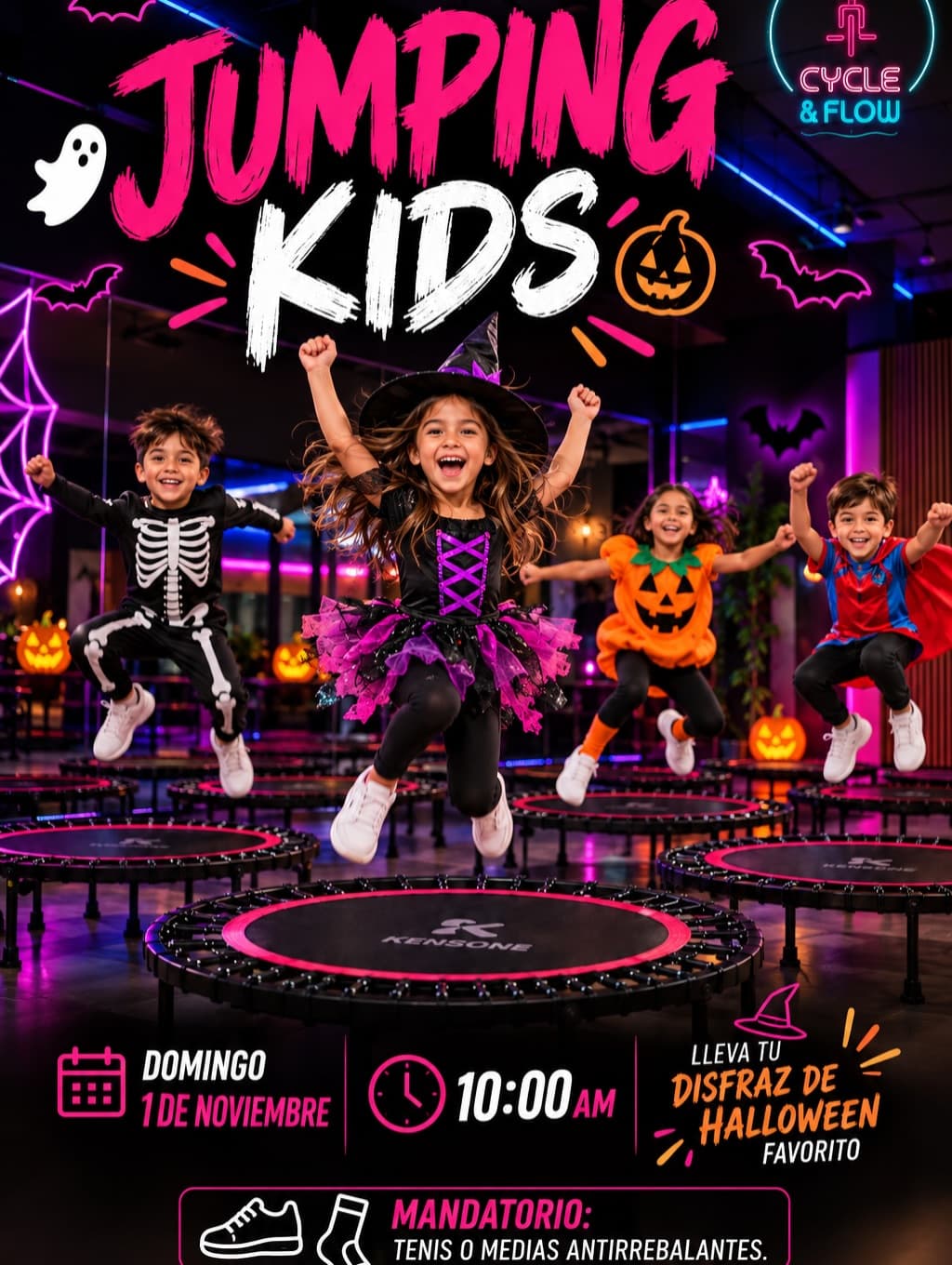 Jumping Kids Halloween Edition