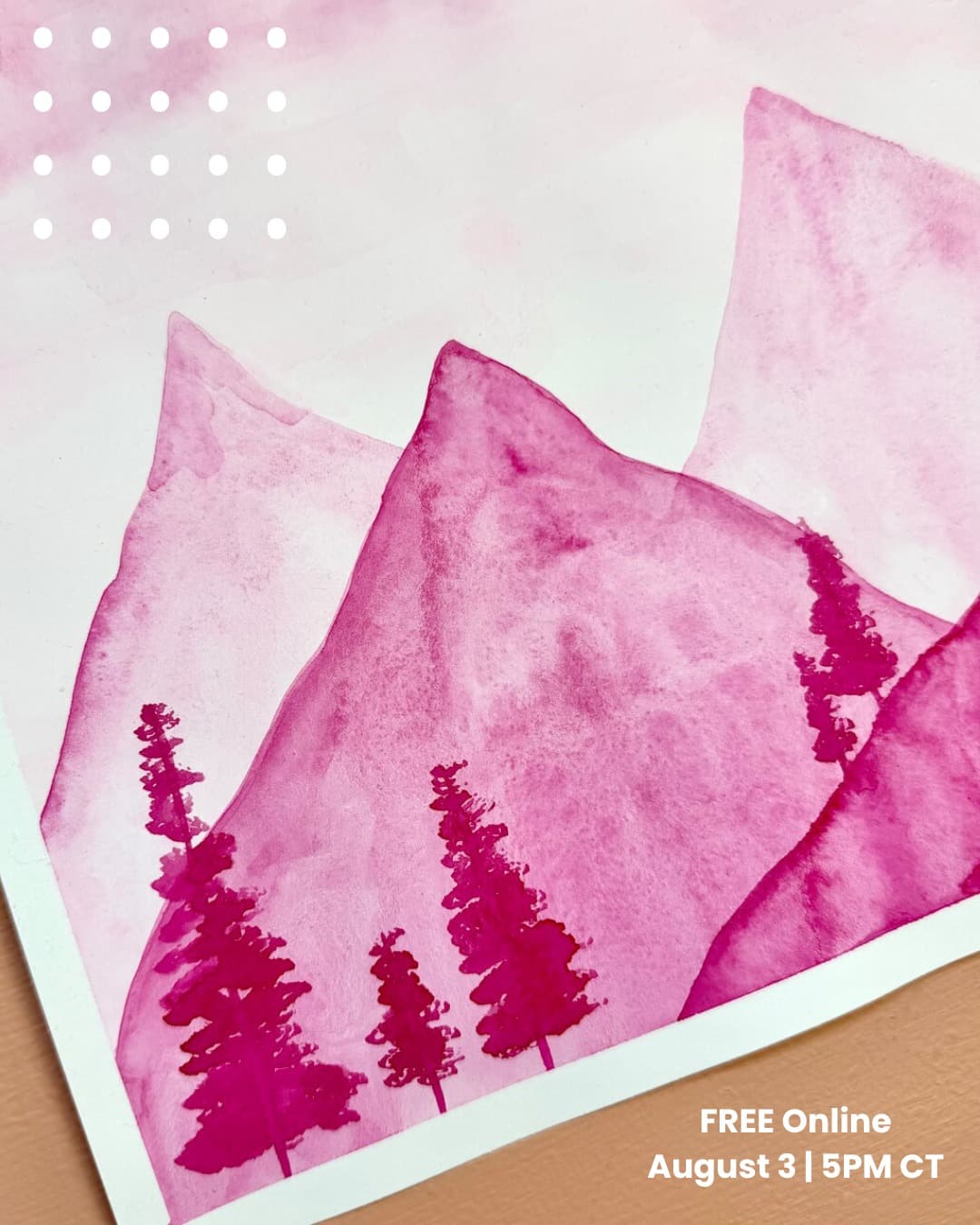 Online Watercolor Landscape Class