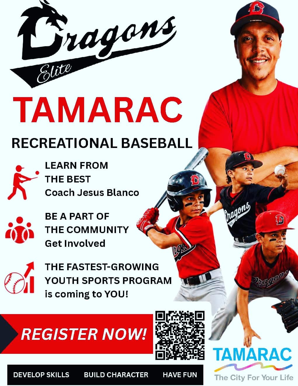 Tamarac Fall Rec Baseball Clinics