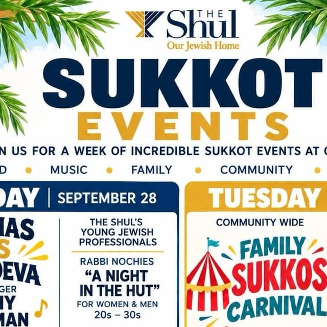 Sukkot Events