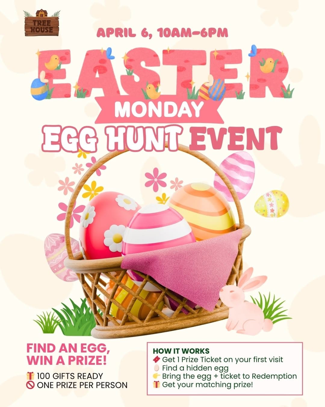 EASTER MONDAY EGG HUNT EVENT