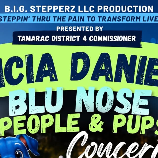 Blu Nose People & Pups Concert
