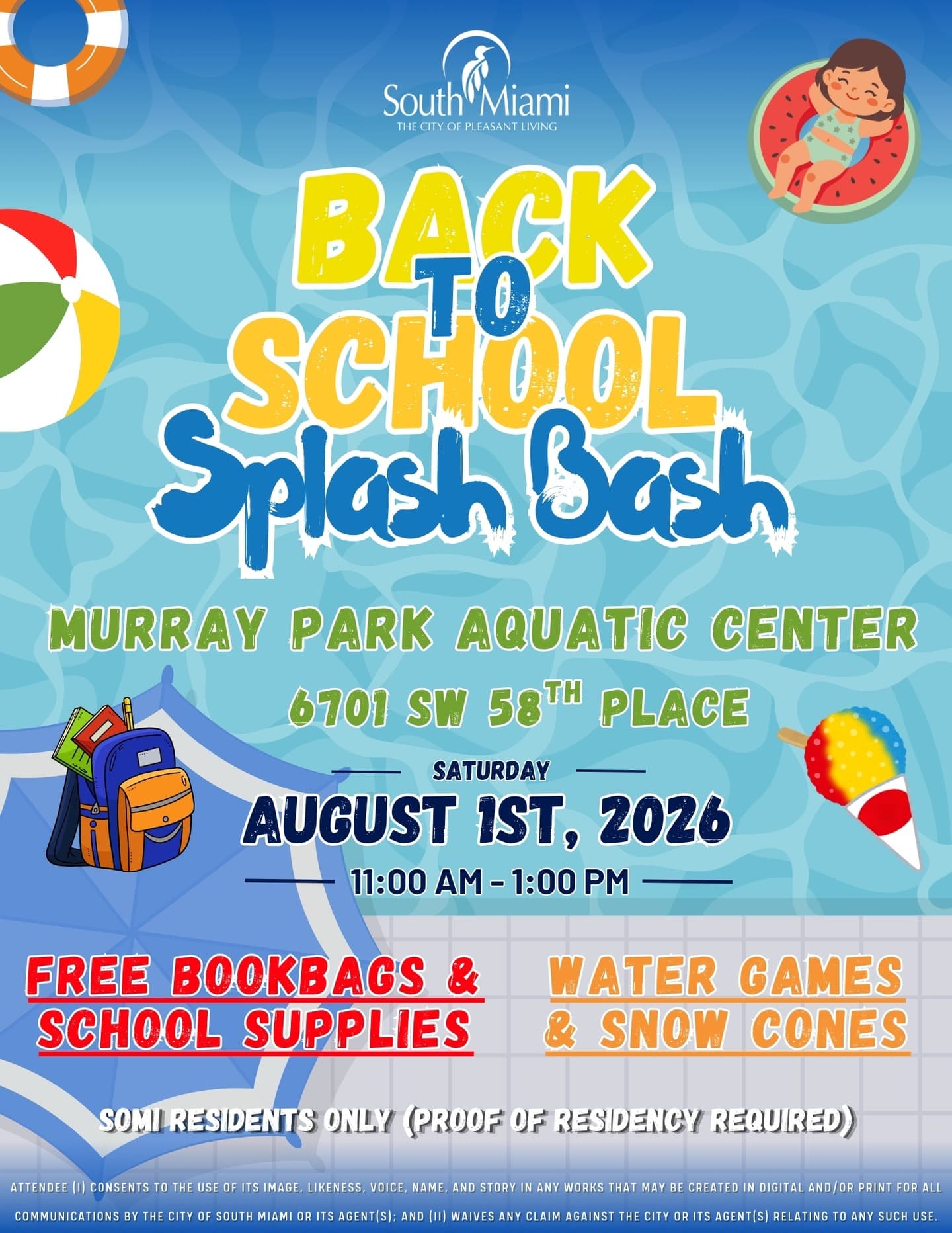 Back to School Splash Bash