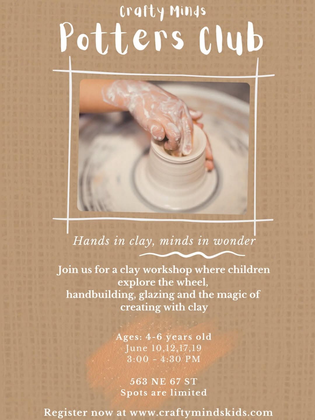 Potters Club Clay Workshop