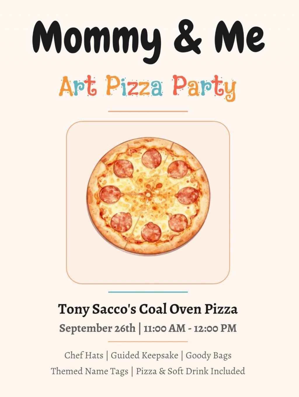 Mommy & Me Art Pizza Party