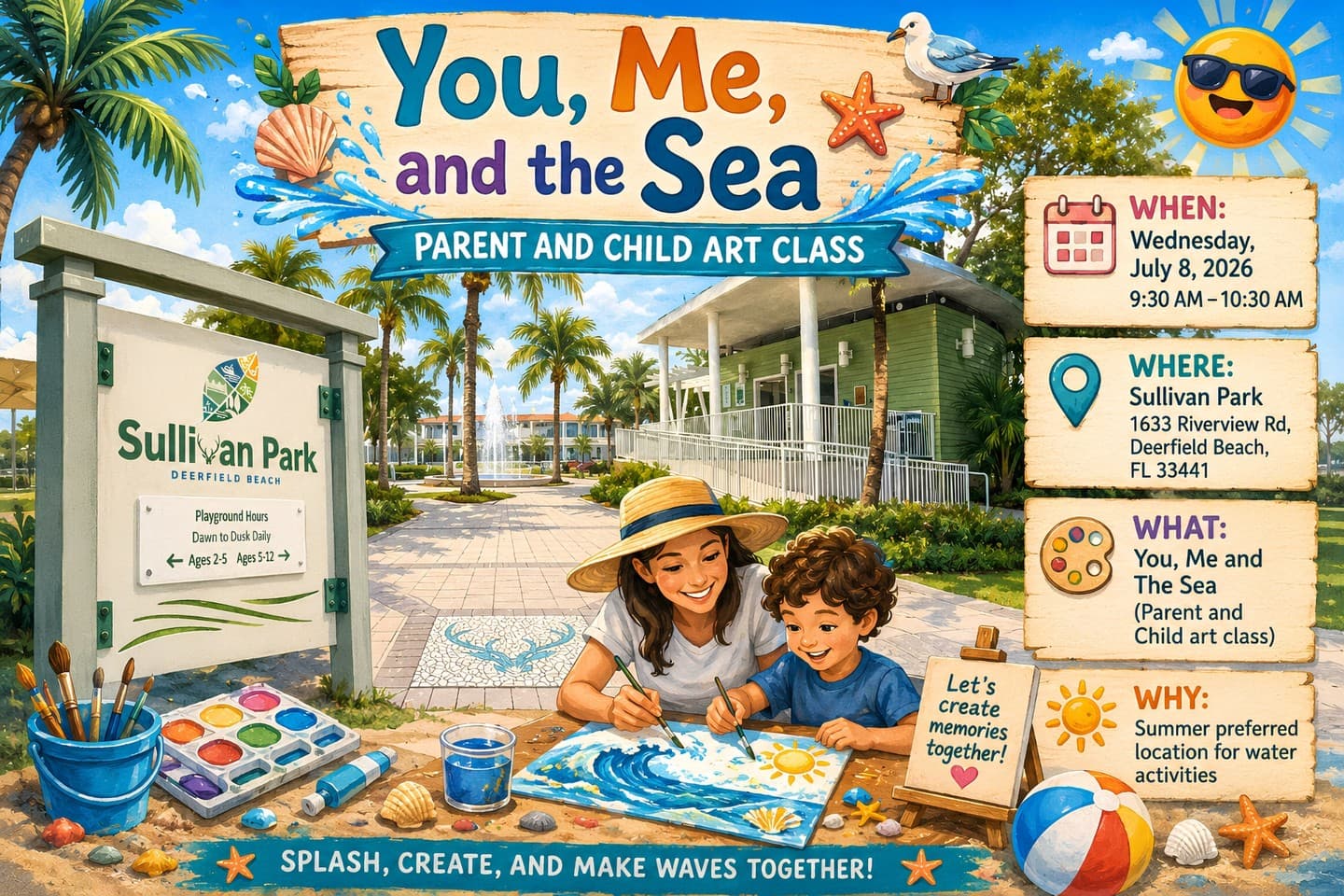 You, Me, and the Sea: July Splash & Craft