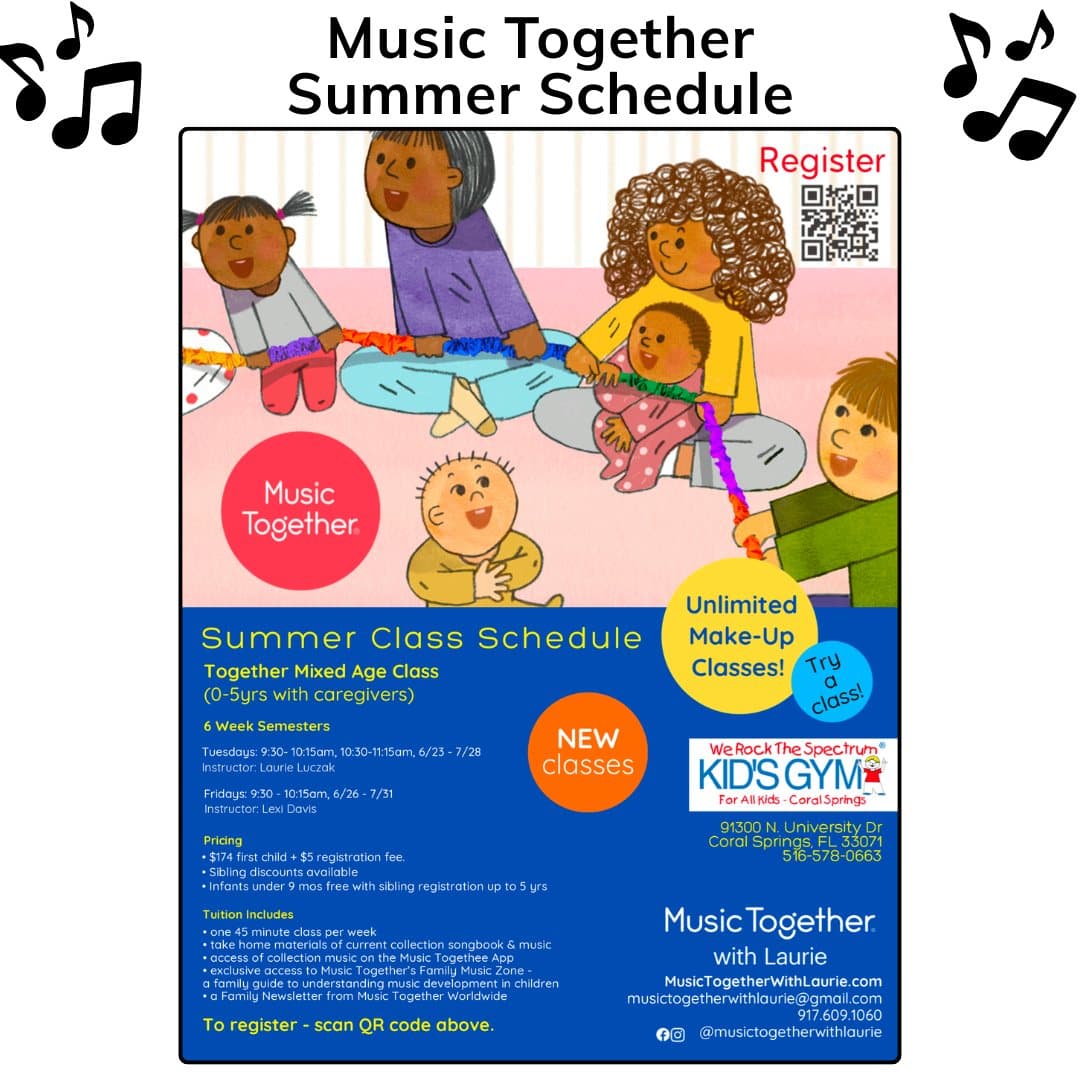 Music Together Summer Schedule