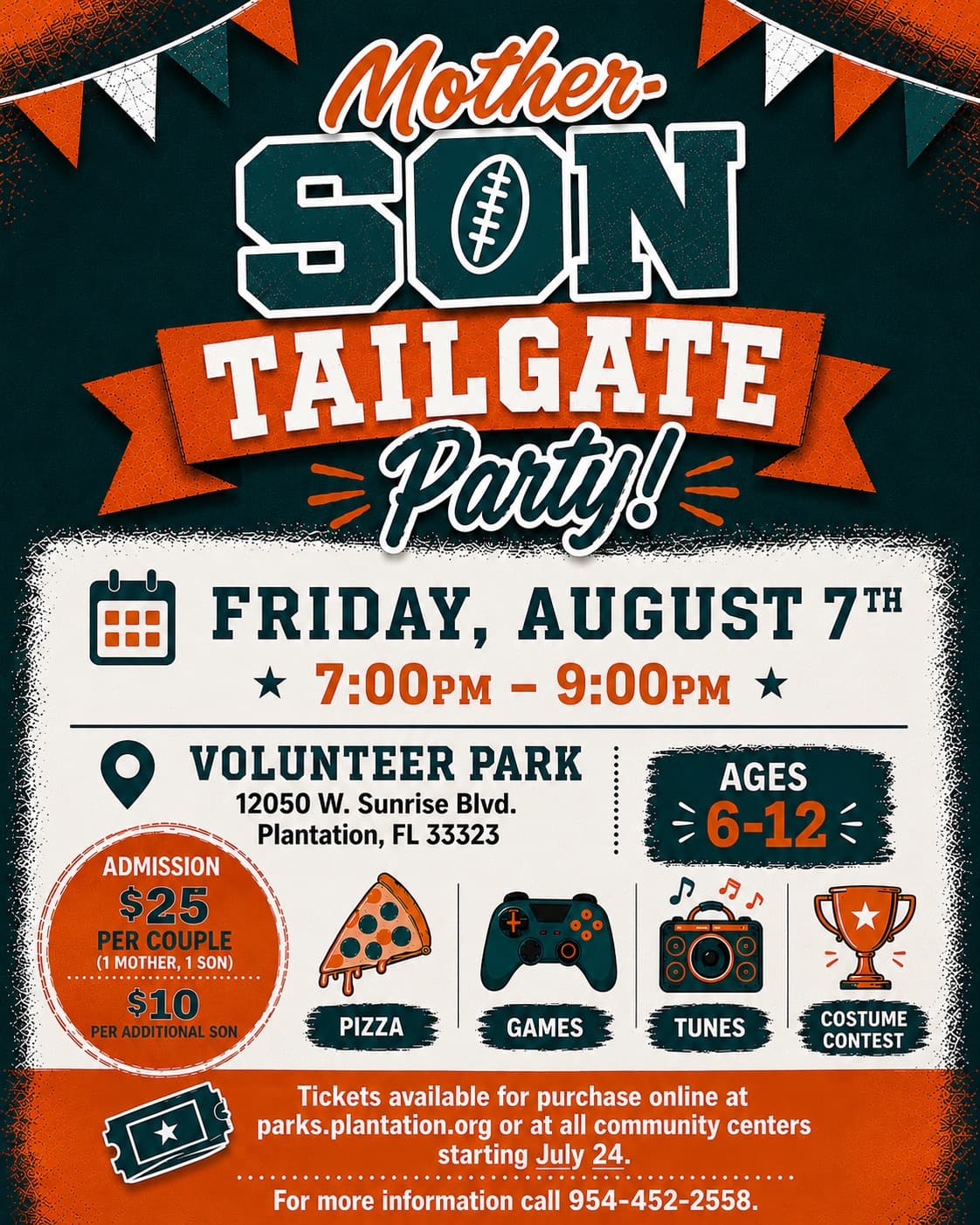 Mother-Son Tailgate Party