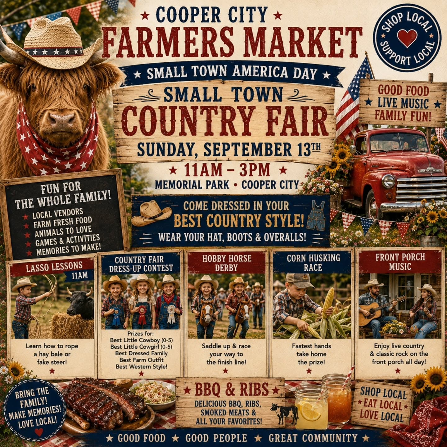 Small Town Country Fair at Cooper City Farmers Market
