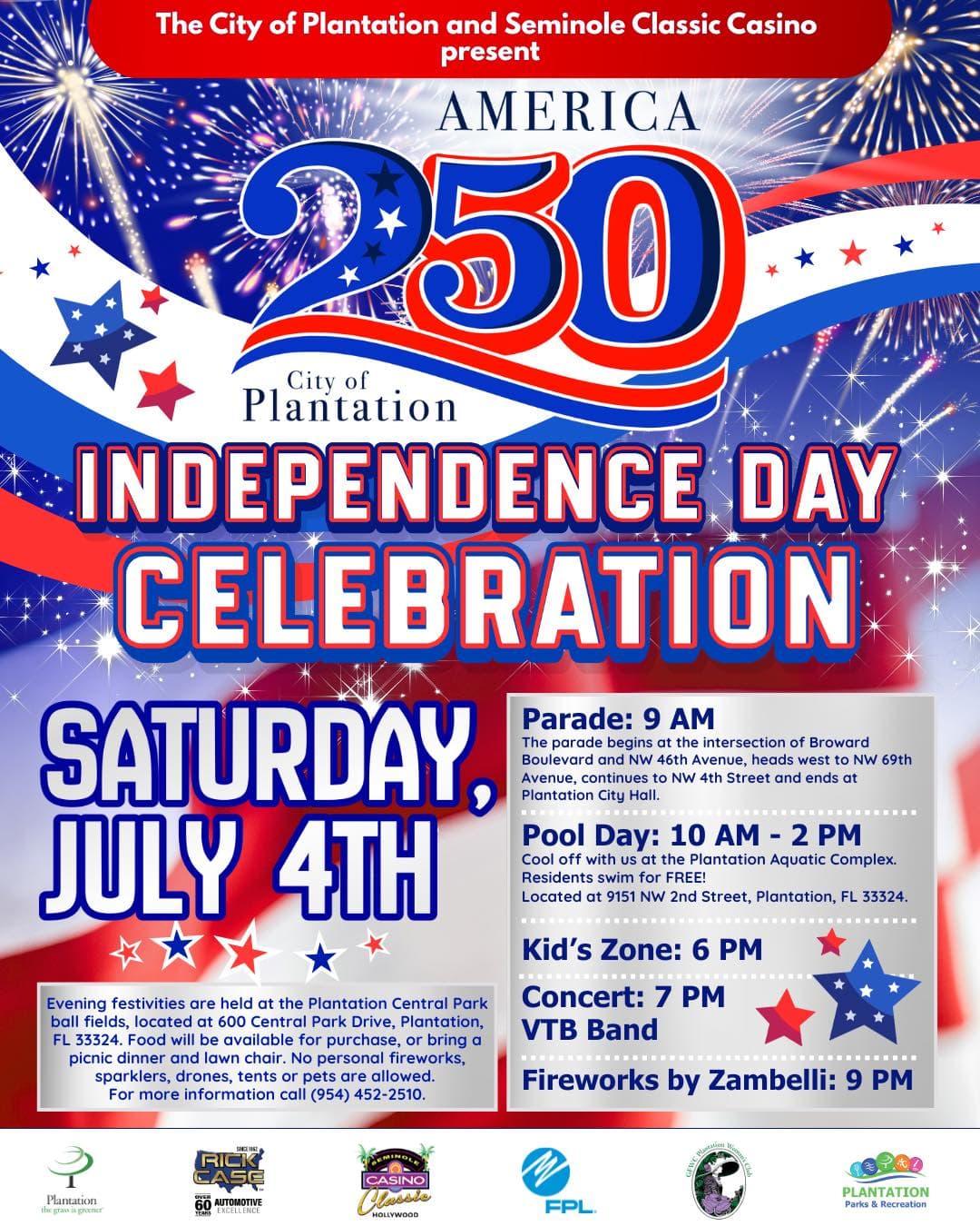 America 250 Independence Day Celebration
