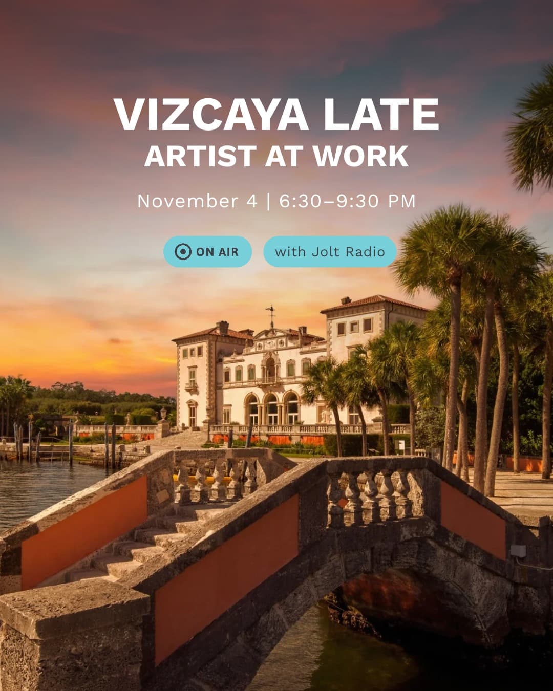 Vizcaya Late: Artist at Work