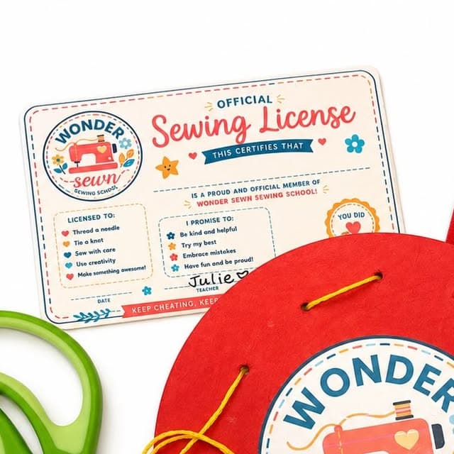 Sewing Class for Tiny Hands