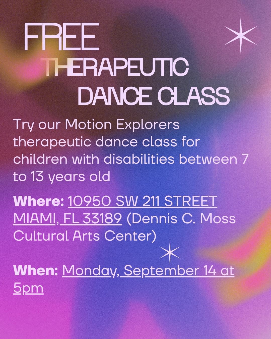 Therapeutic Dance Class