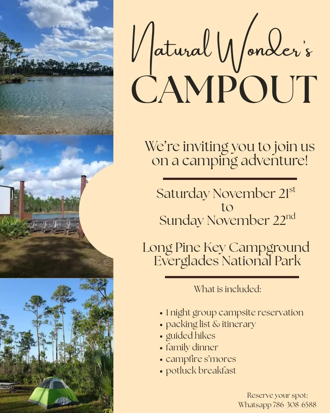 Natural Wonder's Campout