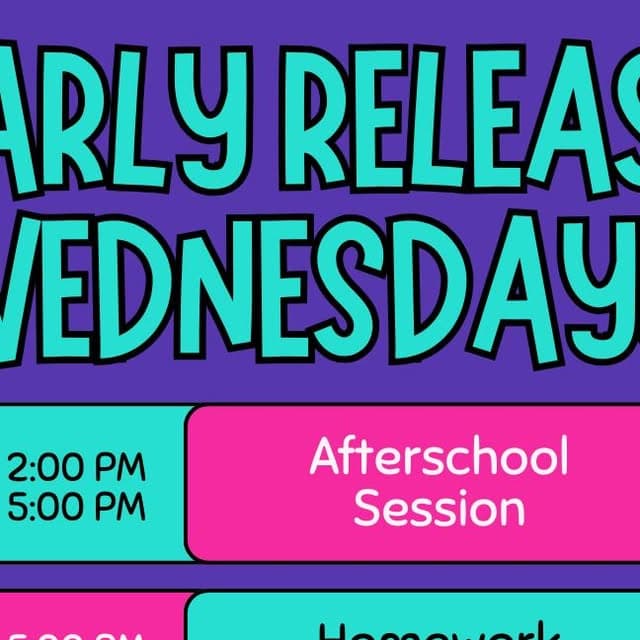 Early Release Wednesdays