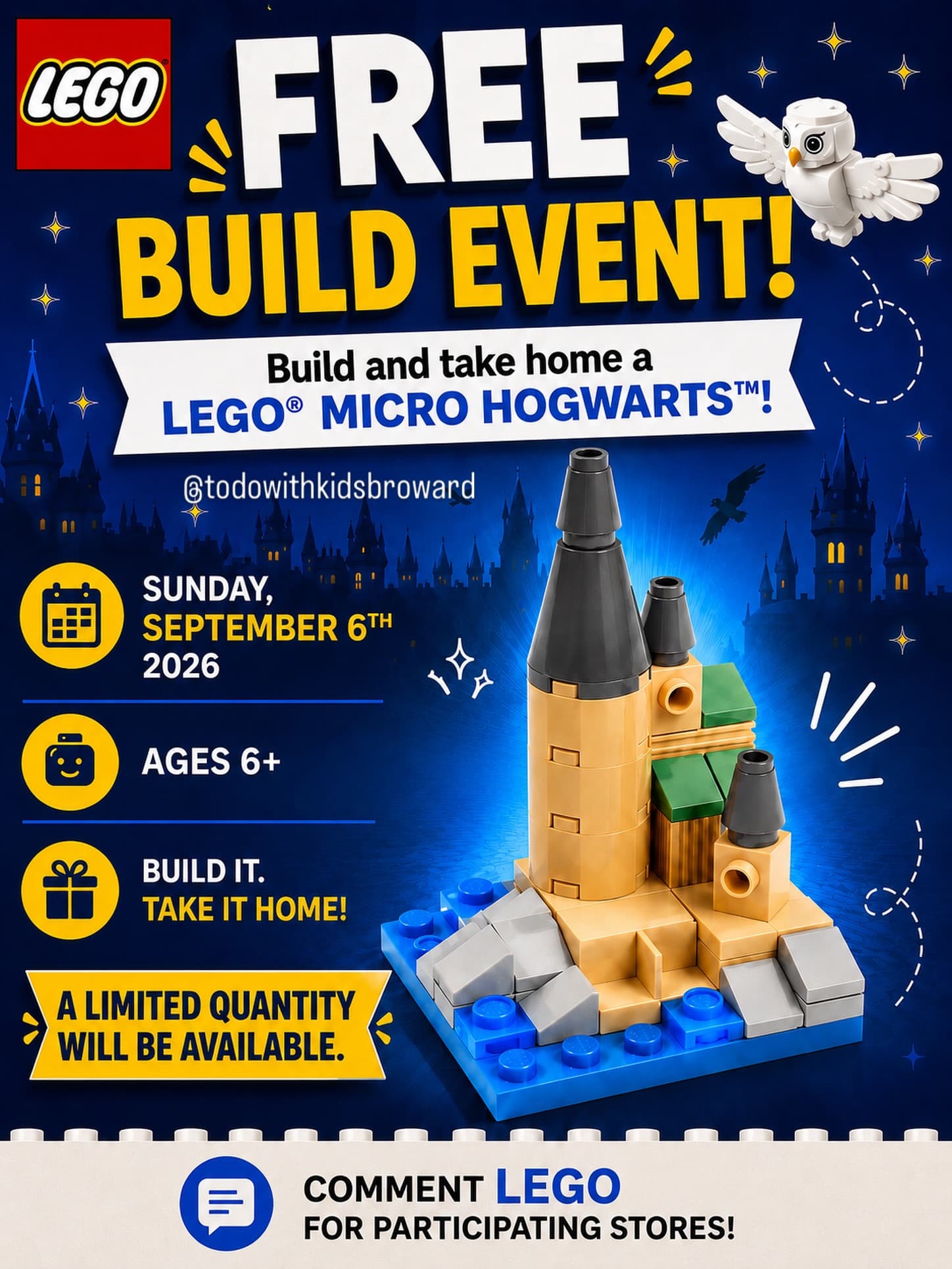 LEGO Micro Hogwarts Build Event
