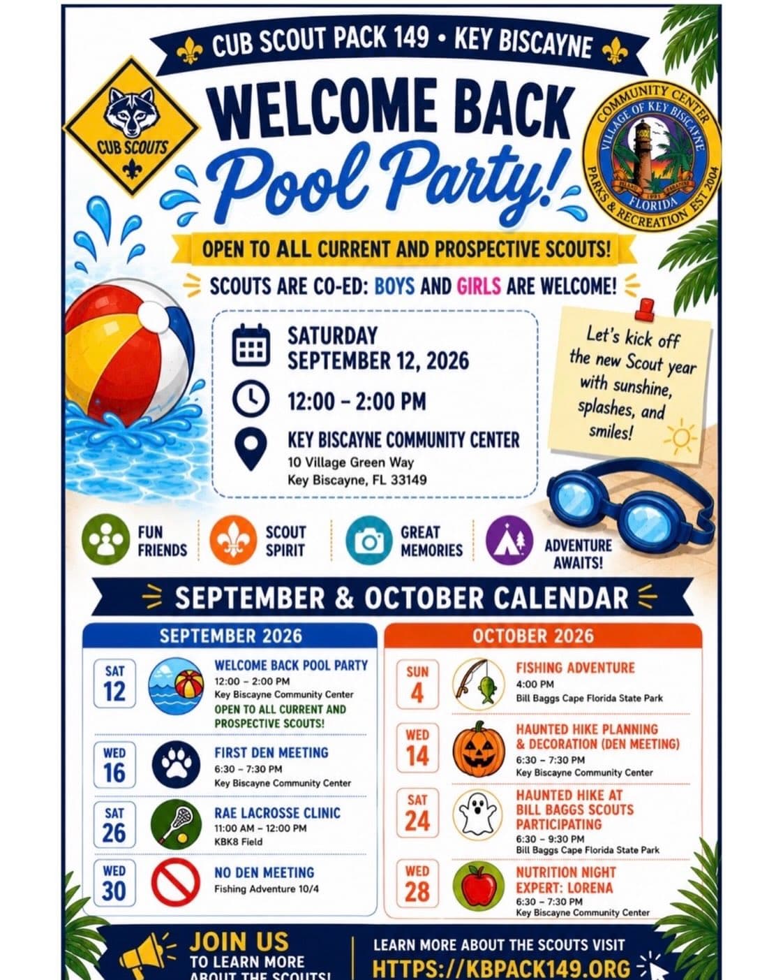 Welcome Back Pool Party