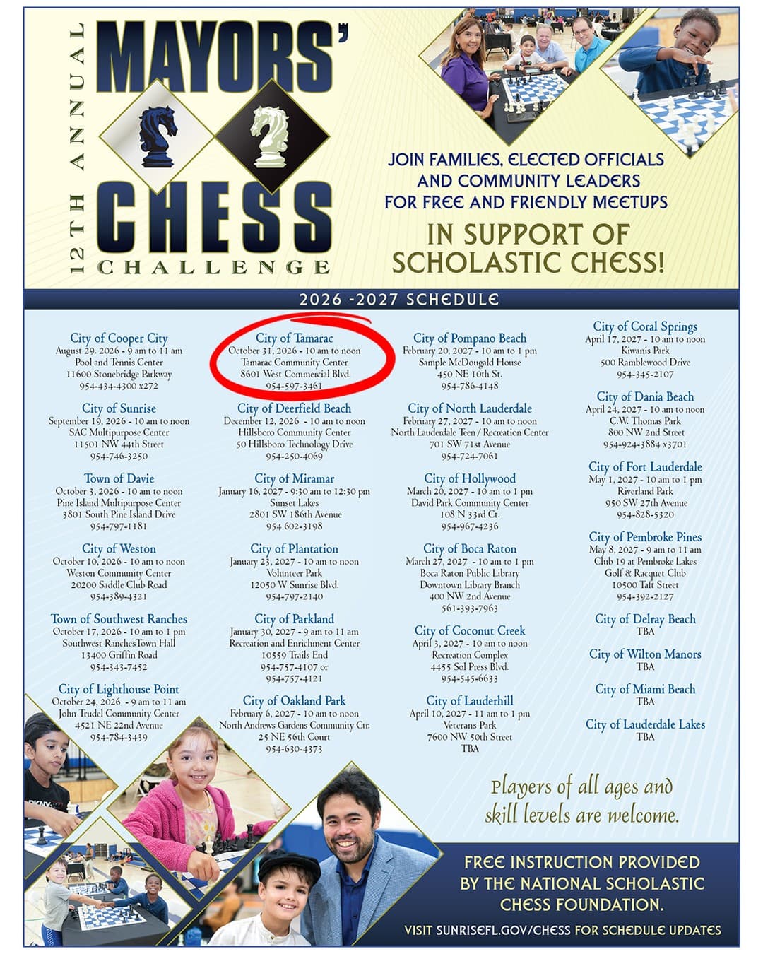 Mayors’ Chess Challenge