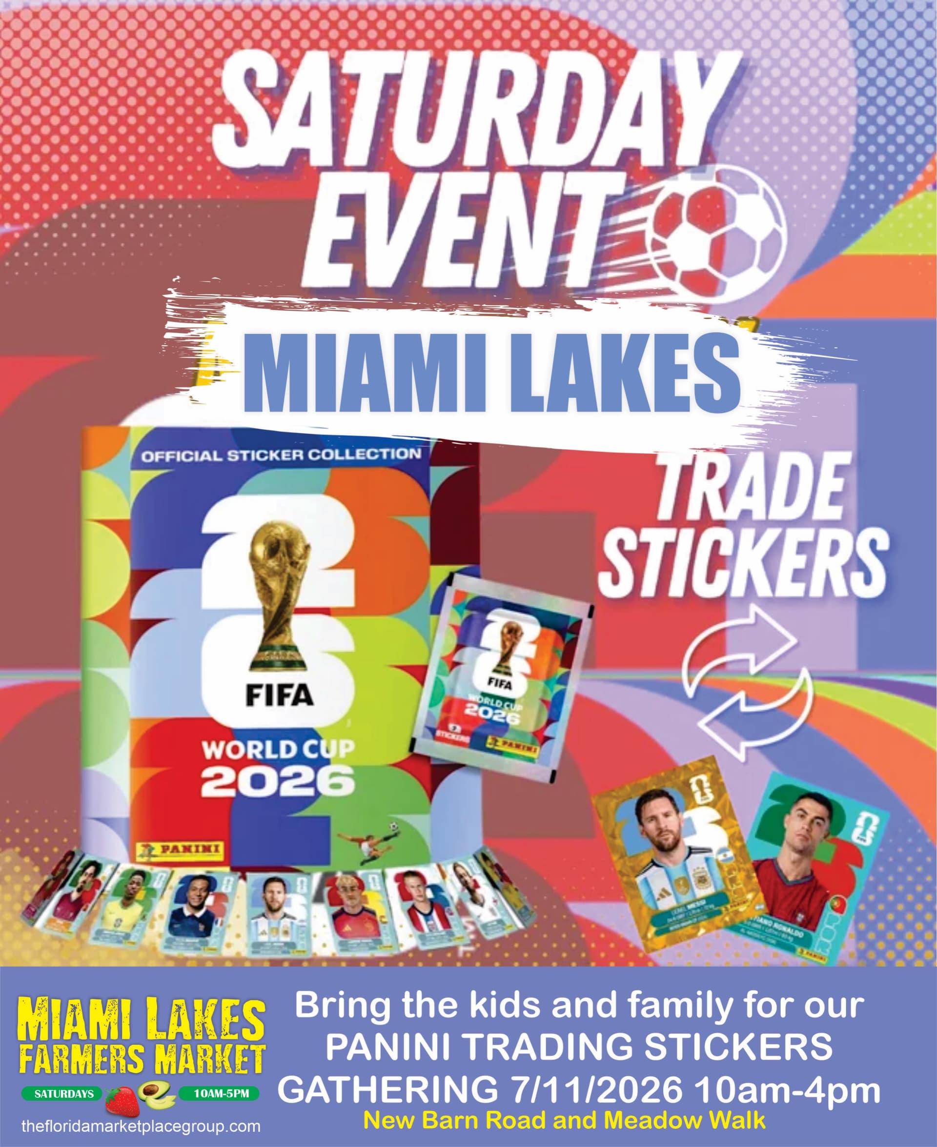 Panini Stickers Trading Event at Miami Lakes Farmers Market
