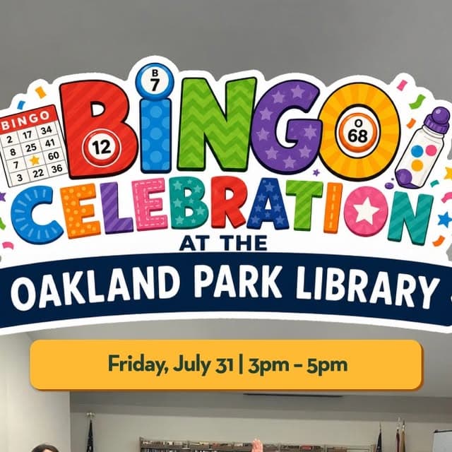 Bingo Celebration at the Oakland Park Library