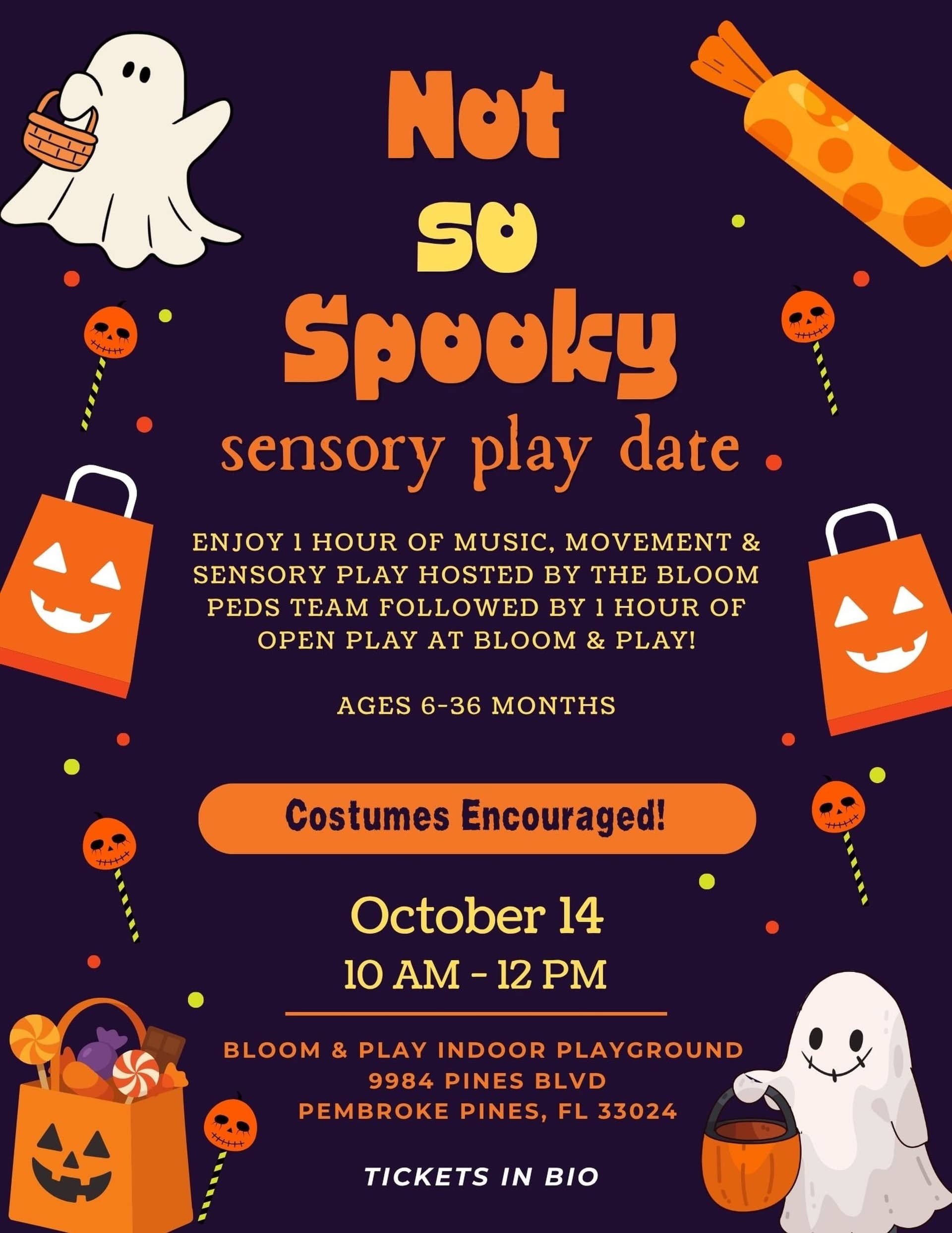 Not So Spooky Sensory Play Date