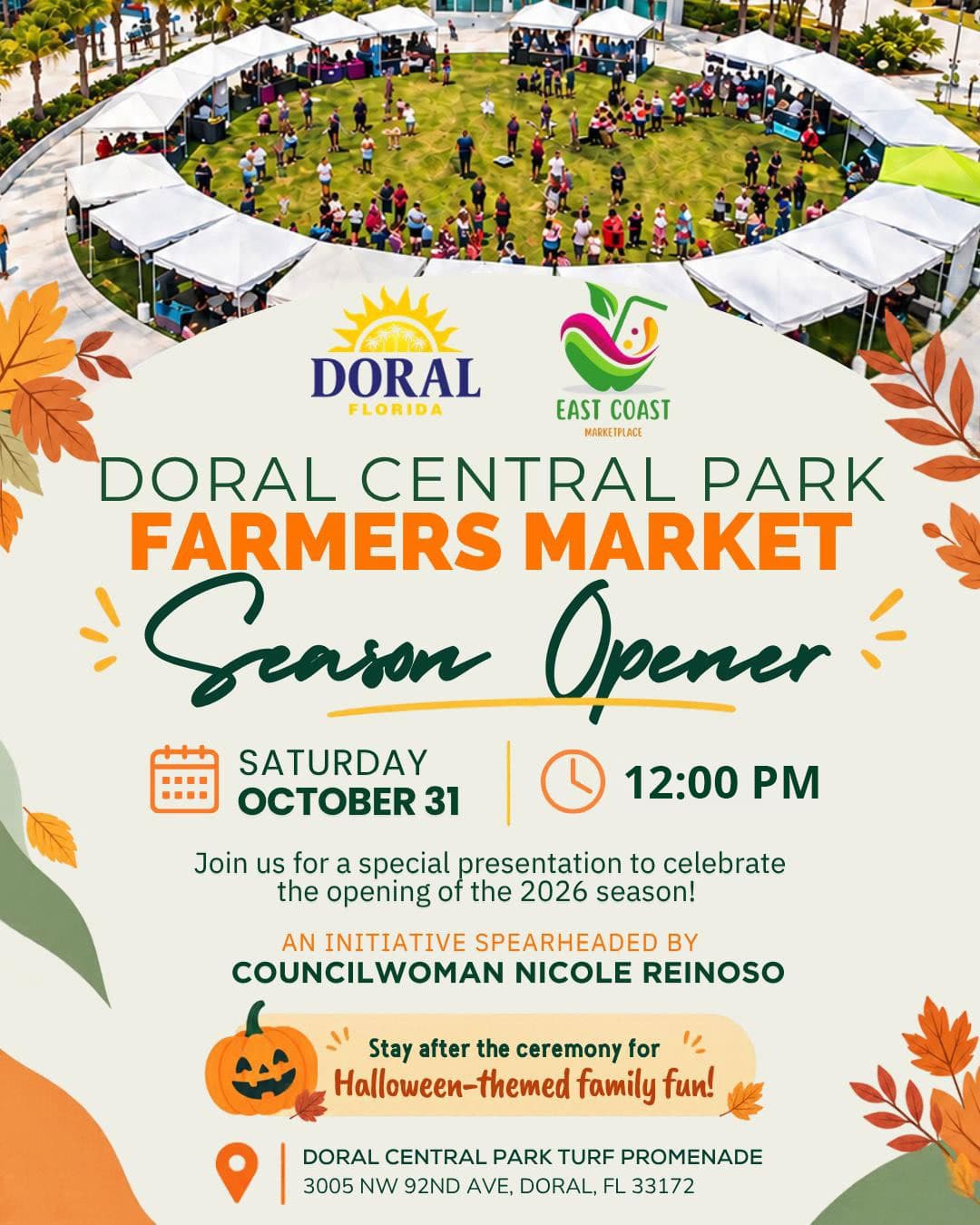 Doral Central Park Farmers Market Season Opener