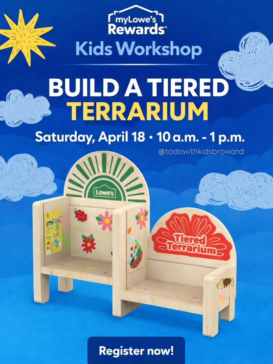 Lowe's Kids Workshop: Build a Tiered Terrarium