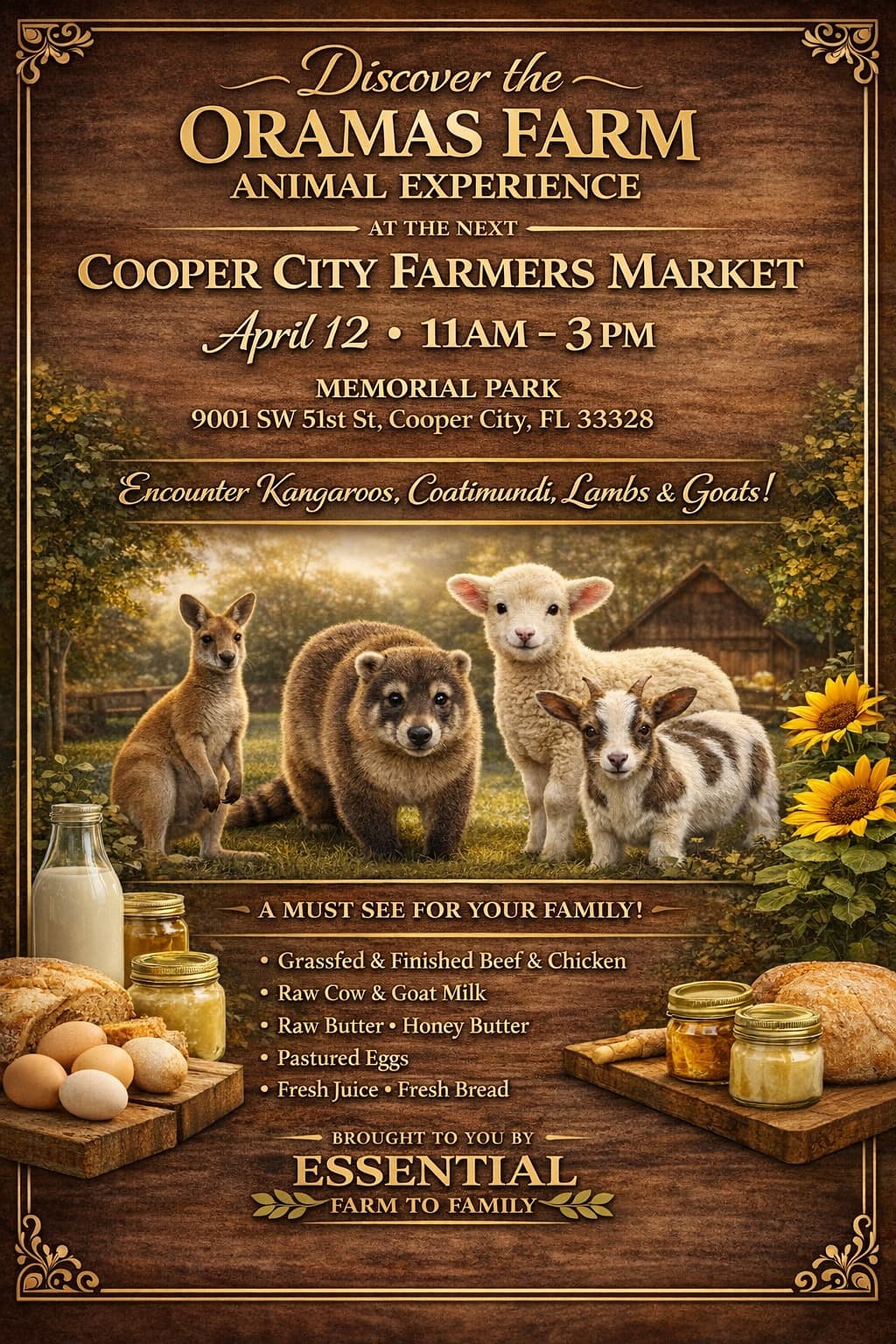 Oramas Farm Animal Experience at Cooper City Farmers Market