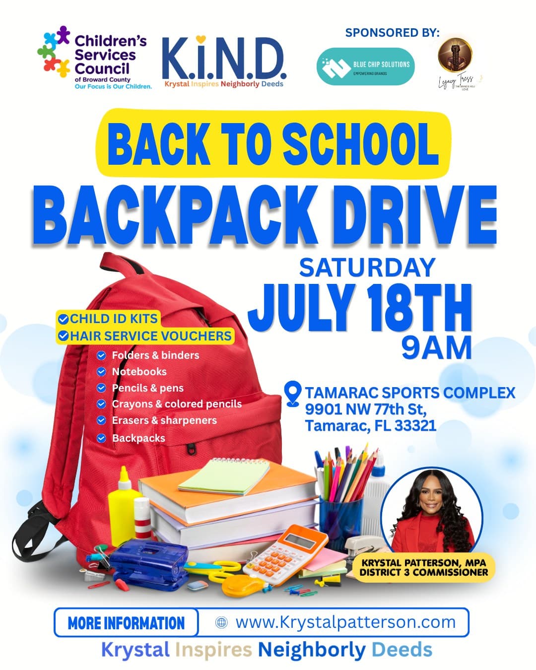 Back to School Backpack Drive
