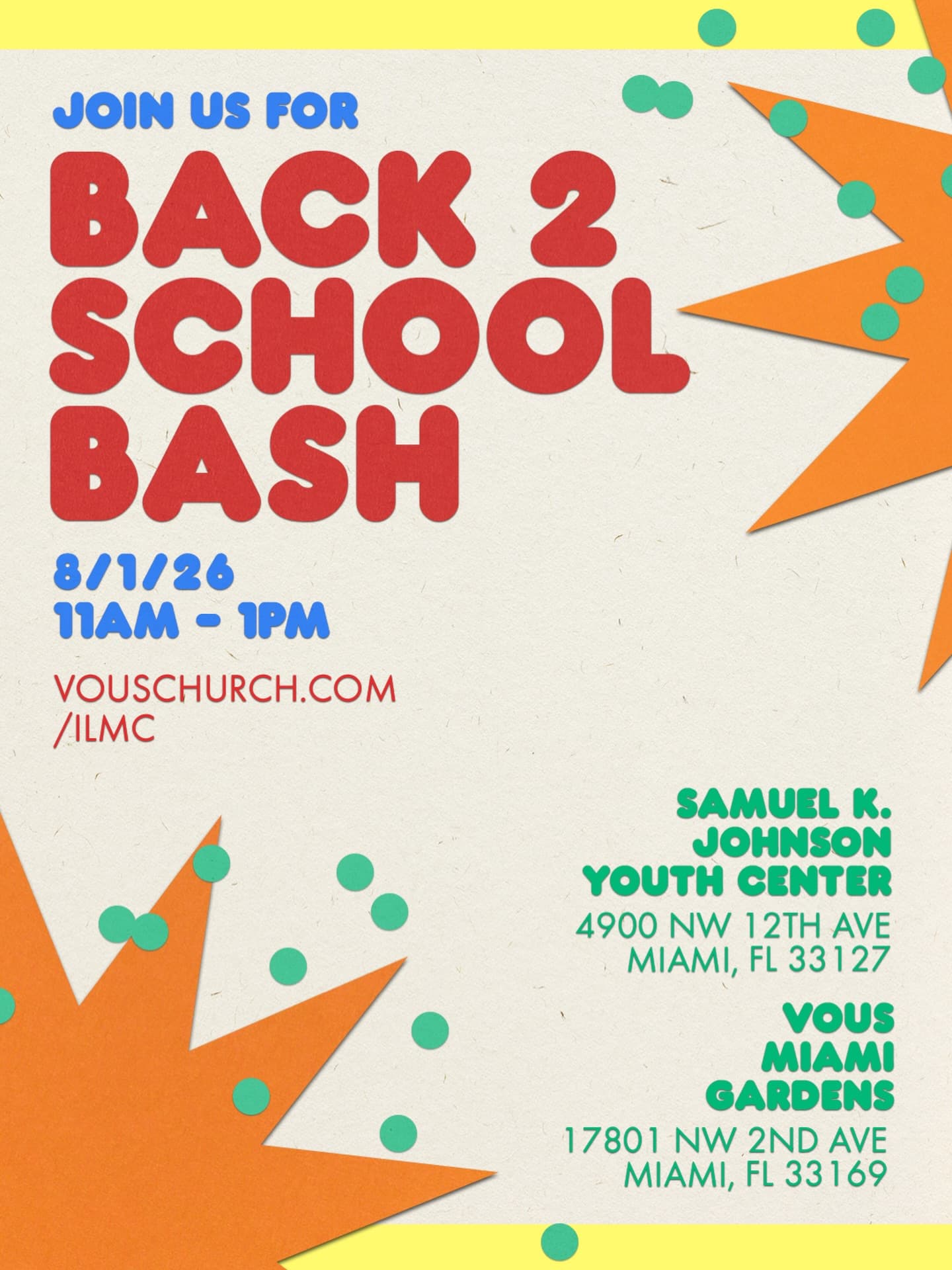 Back to School Bash