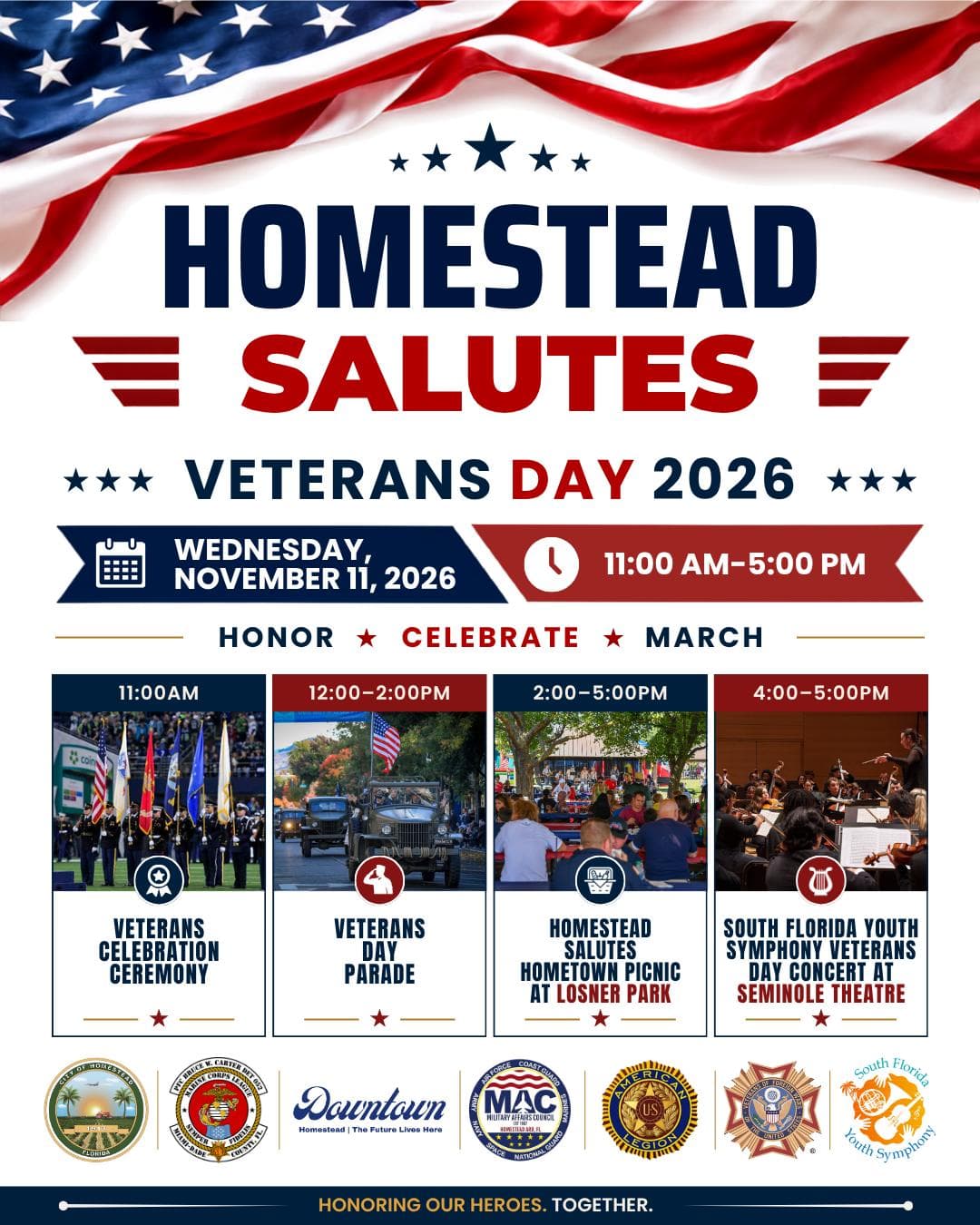 Homestead Salutes – Veterans Day Celebration