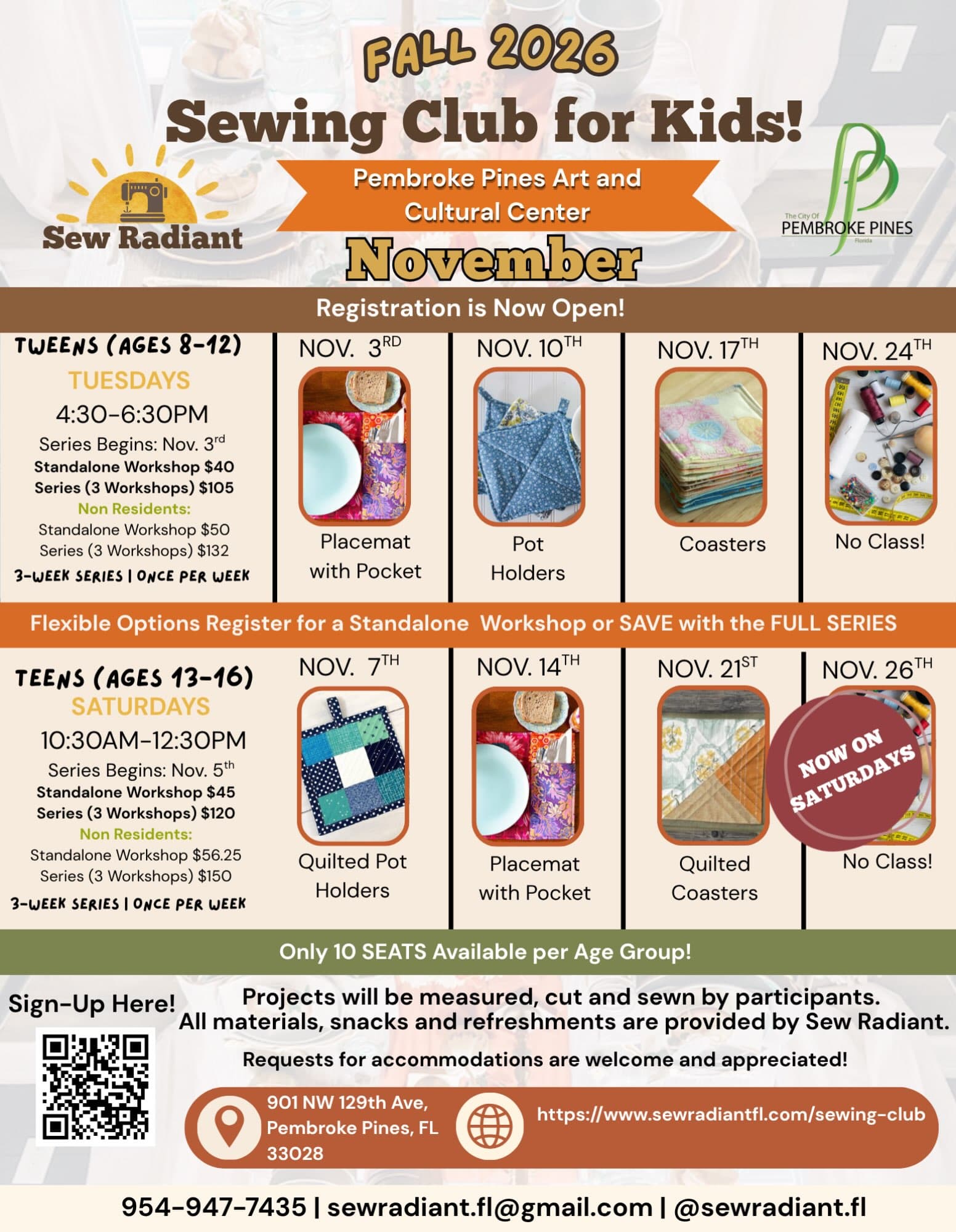 Sewing Club for Kids