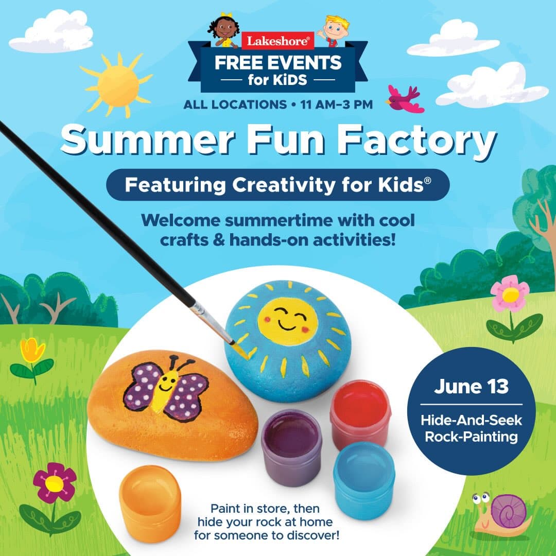 Summer Fun Factory - Hide-And-Seek Rock-Painting