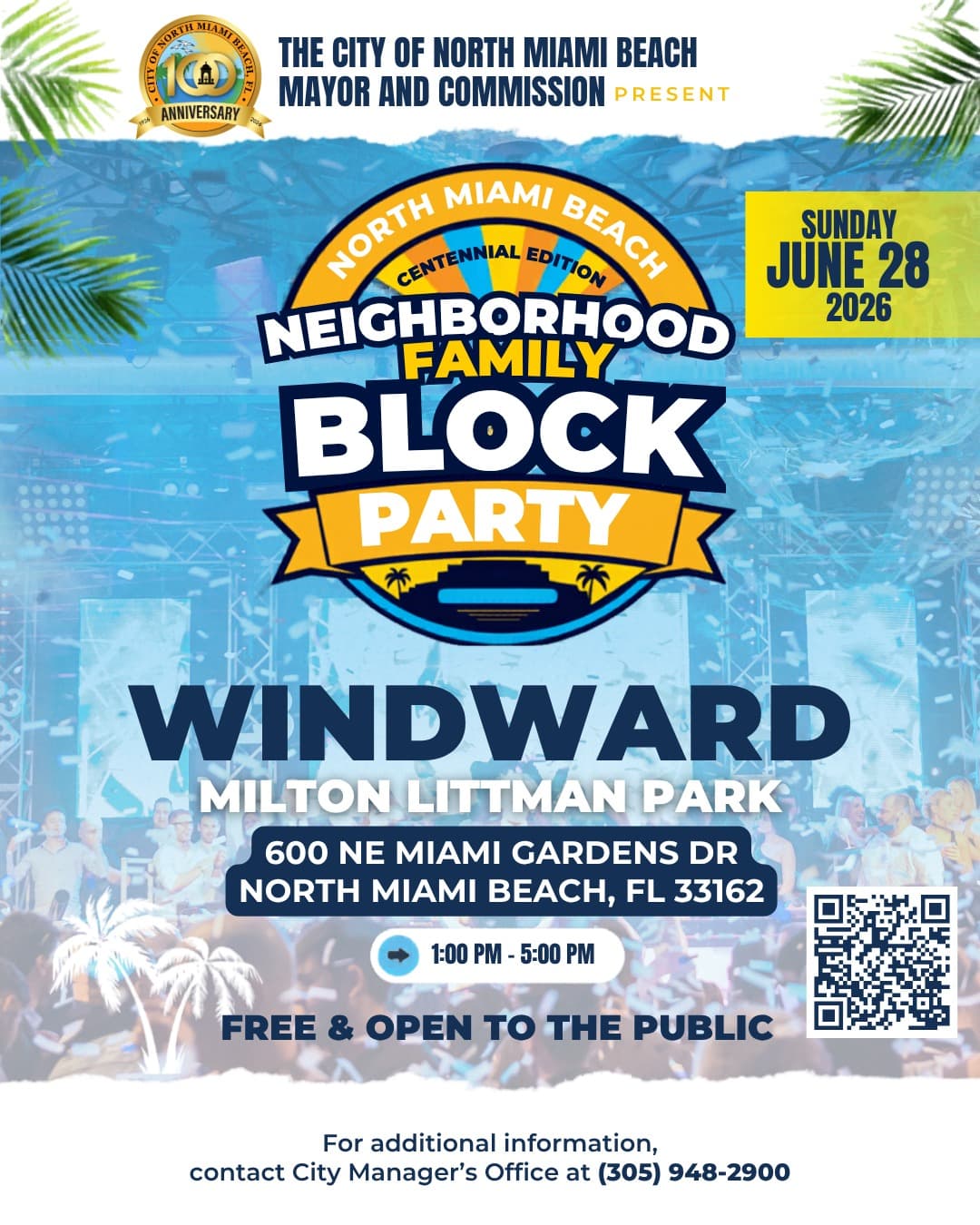 Centennial Family Block Party in North Miami Beach