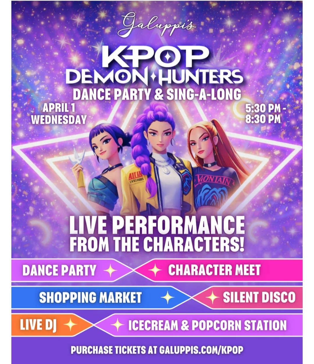 KPOP DEMON HUNTERS DANCE PARTY & SING-A-LONG
