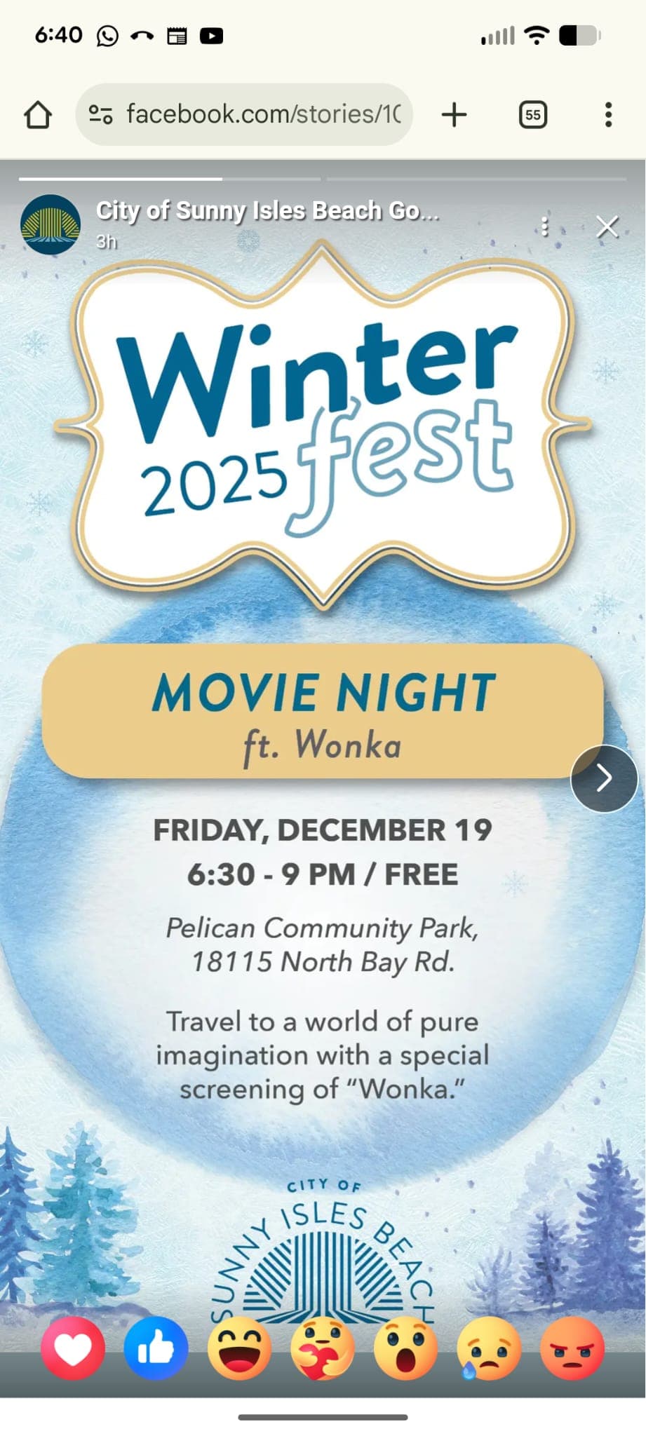 Winterfest: Movie Night ft. Wonka