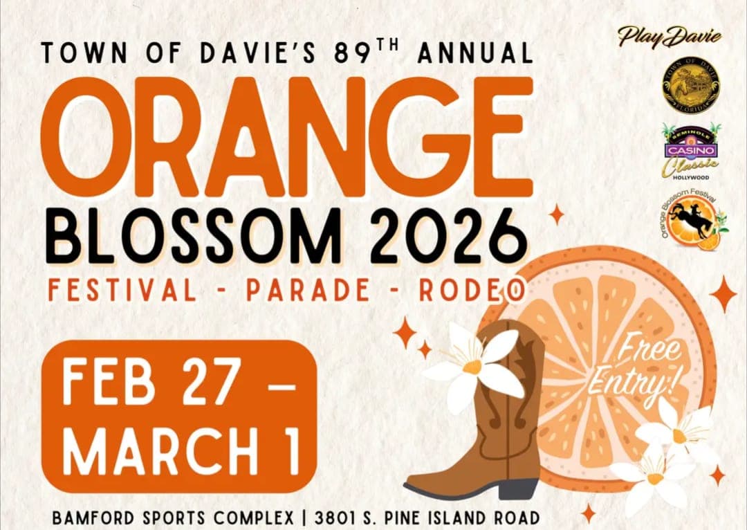 Town of Davie's 89th Annual Orange Blossom Festival, Parade & Rodeo