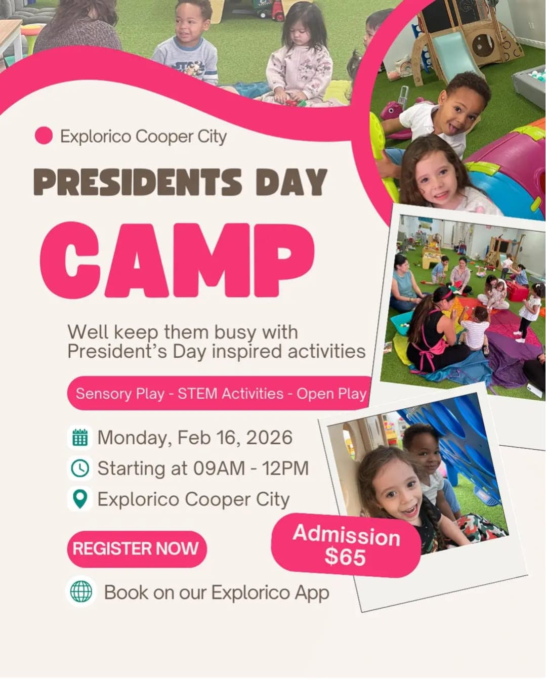 Explorico Cooper City Presidents Day Camp
