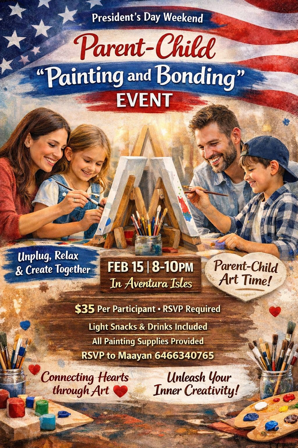 Parent-Child Painting and Bonding Event