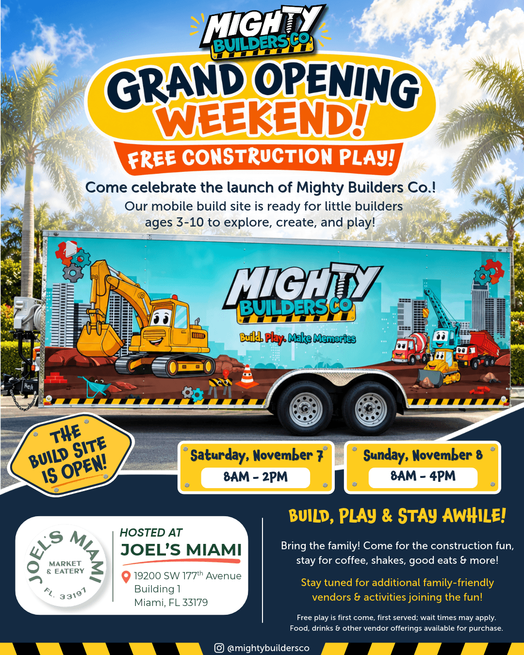 Mighty Builders Co. Grand Opening