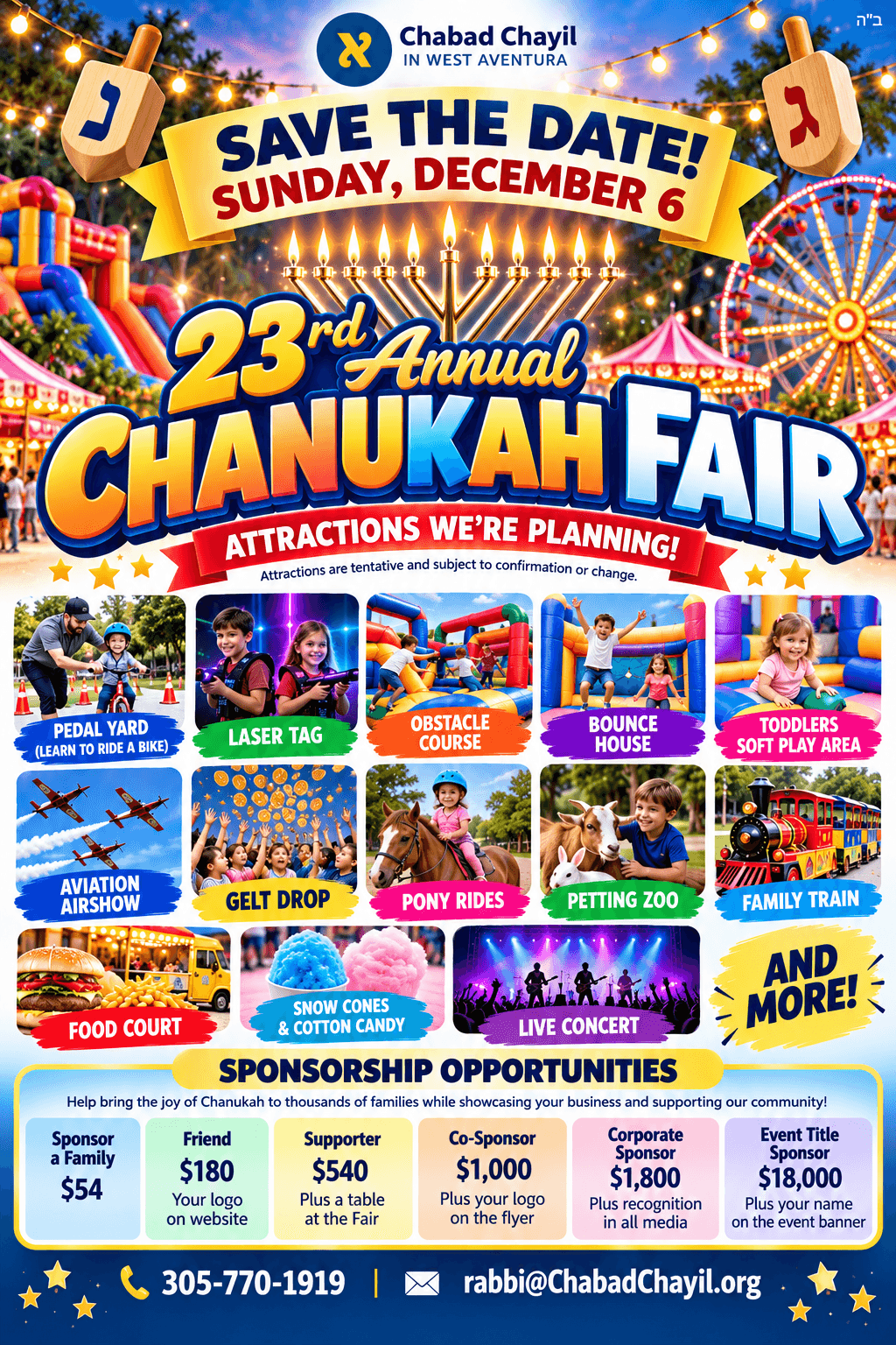 23rd Annual Chanukah Fair