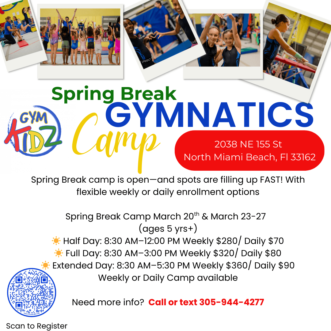 Gym Kidz Gymnastics Spring Break Camp