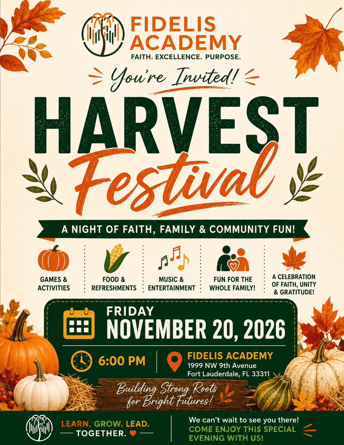 Fidelis Academy Harvest Festival